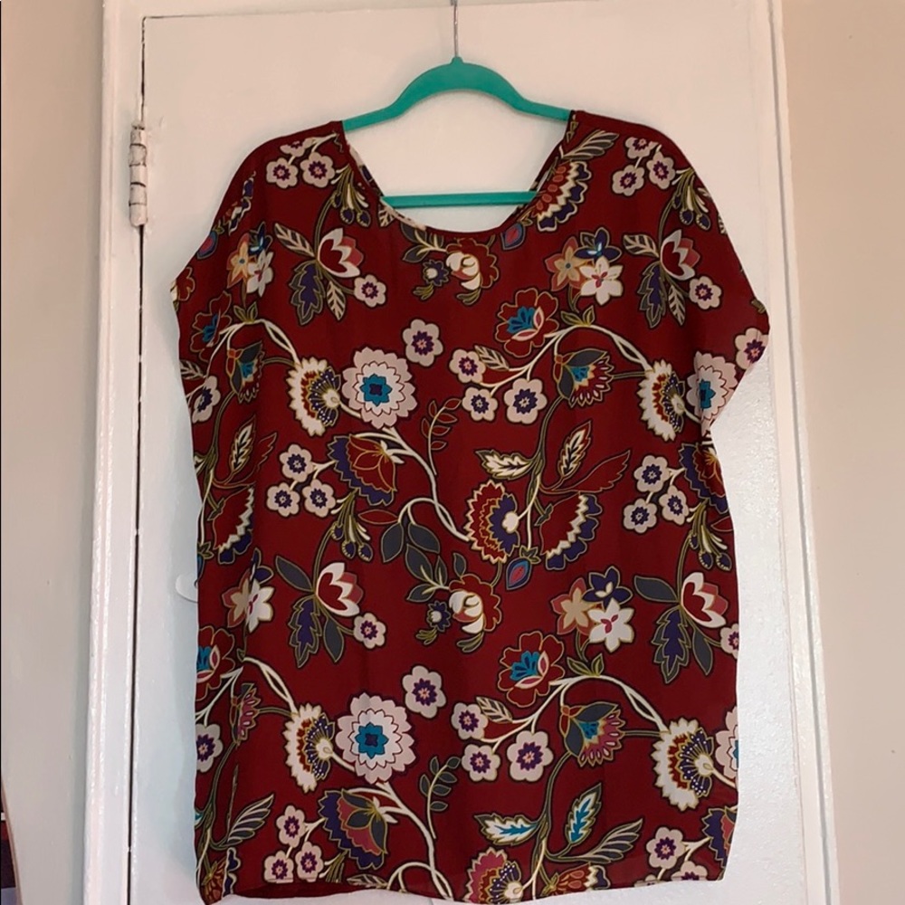 Mixed media top